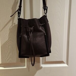 3.1 Phillips Lim scout small drawstring crassbady strap hardware black metal